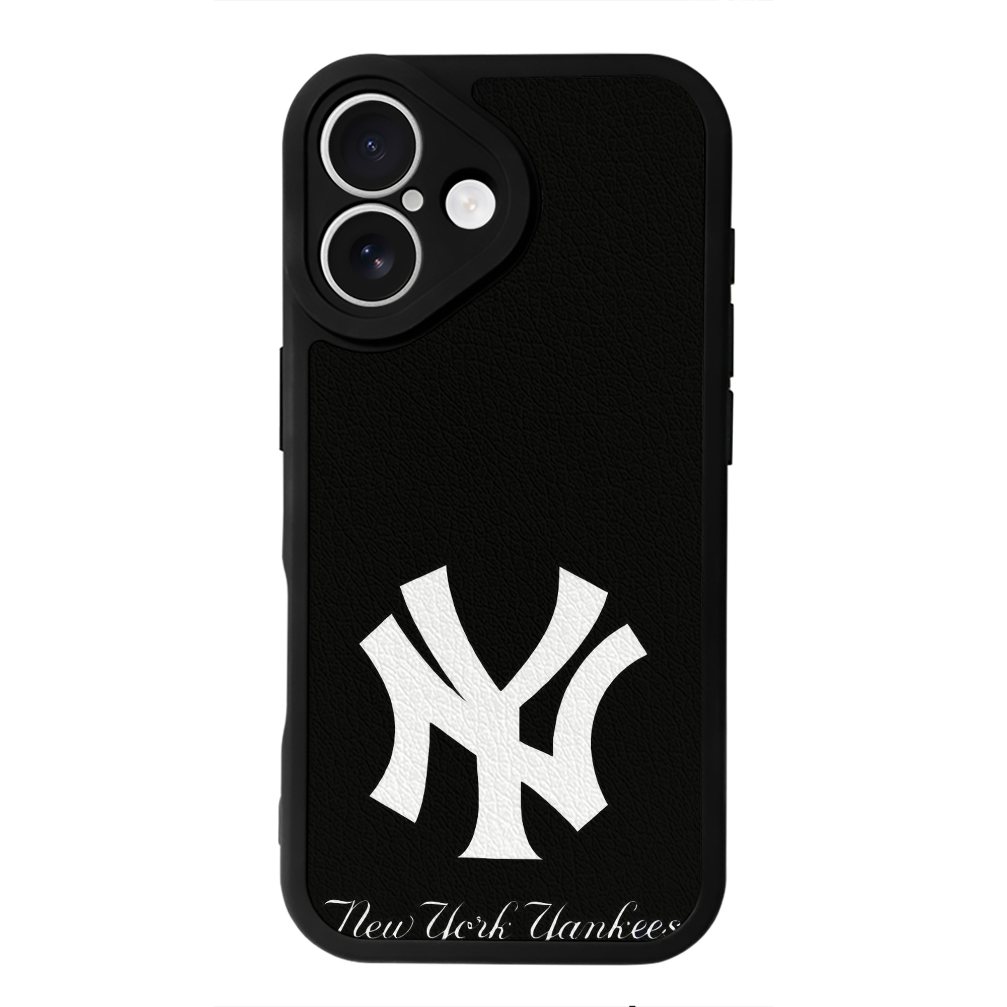 New York Yankees 115 IPhone 16 Silicone Leather Case – UV Print, Lambskin Texture – Perfect Fit, Wireless Charging Compatible, Scratch Resistant, Precise Cutouts – Stylish Protection For IPhone 16